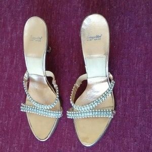 Genuine Vintage 50's Mules Spring-o-lators Sz 5.5